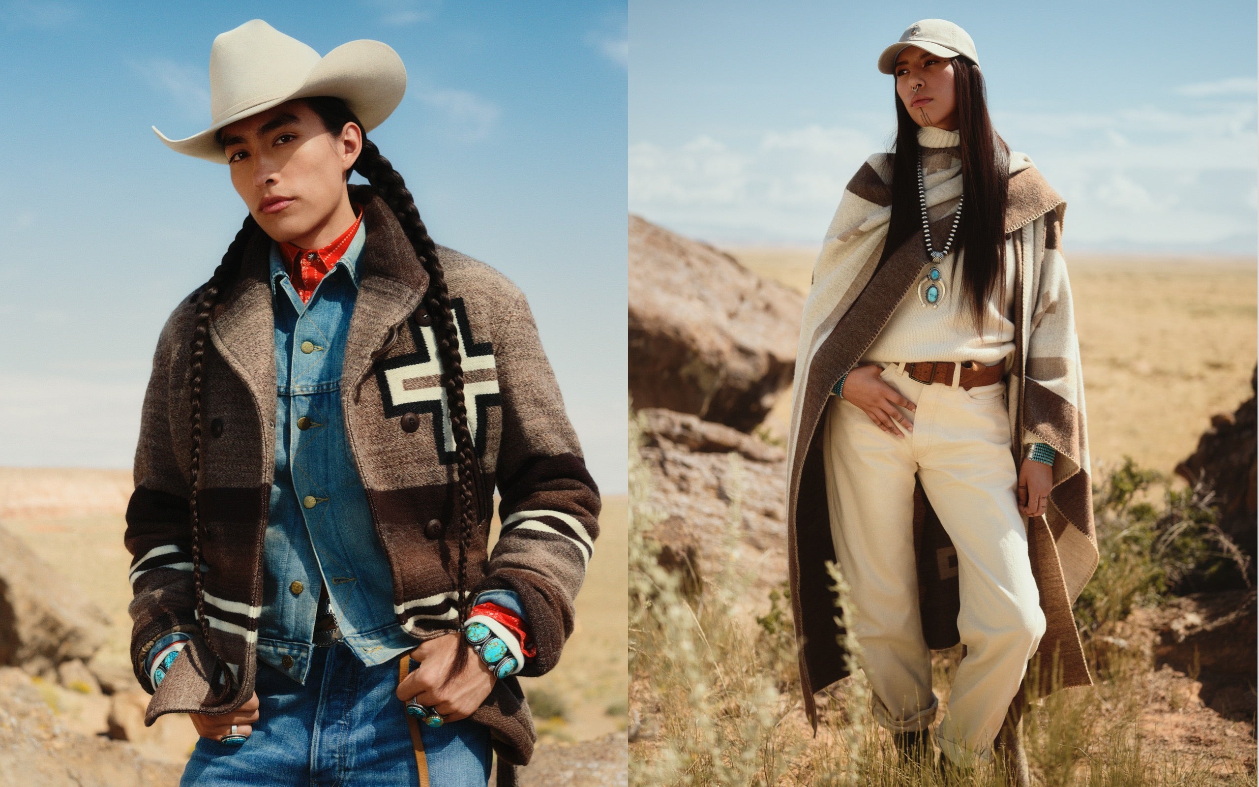  <strong>LOVE OF THE LAND</strong><br/> <span>Polo Ralph Lauren x Naiomi Glasses, the inaugural collaboration for the Ralph Lauren Artist in Residence program, honors Navajo heritage and centuries-old wearing traditions</span>  <br/> 